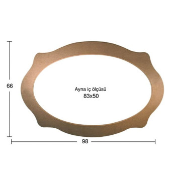 NEWART MDF FRAME 98/66CM FOR PHOTO/MIRROR 83/50CM - AY 134