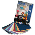 FOLIA ЛУНЕН КАРТОН 23/33 СМ. 250 ГР. 10 ЛИСТА АСОРТИ