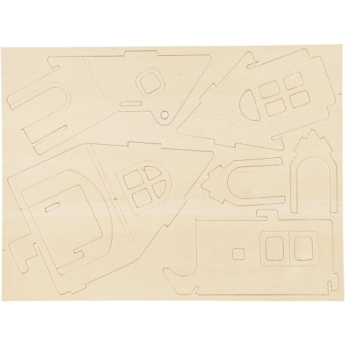 CREATIV 3D WOODEN PUZZLE HOUSE 57874