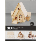 CREATIV 3D WOODEN PUZZLE HOUSE 57874