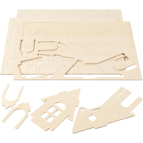 CREATIV 3D WOODEN PUZZLE HOUSE 57874