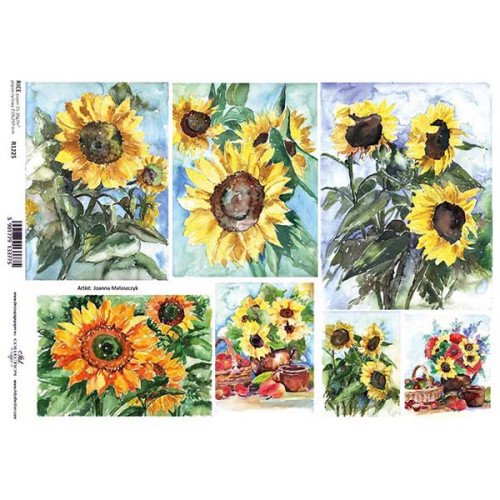ITD COLLECTION DECOUPAGE RICE PAPER A4 - R1225