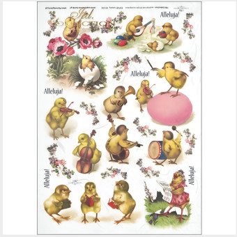 ITD COLLECTION DECOUPAGE RICE PAPER A4 - R0284