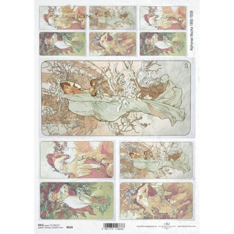 ITD COLLECTION ДЕКУПАЖНА ОРИЗОВА ХАРТИЯ А4 - R0636