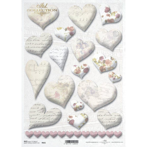 ITD COLLECTION DECOUPAGE RICE PAPER A4 - R0661