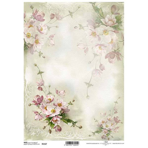 ITD COLLECTION DECOUPAGE RICE PAPER A4 - R1167