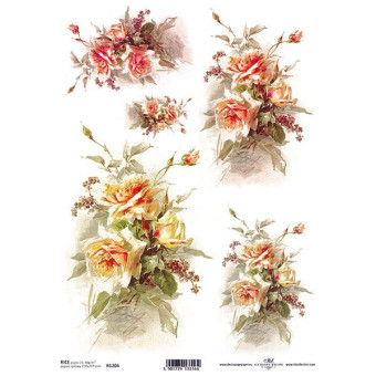 ITD COLLECTION DECOUPAGE RICE PAPER A4 - R1204