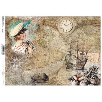 ITD COLLECTION ДЕКУПАЖНА ОРИЗОВА ХАРТИЯ А4 - R1322