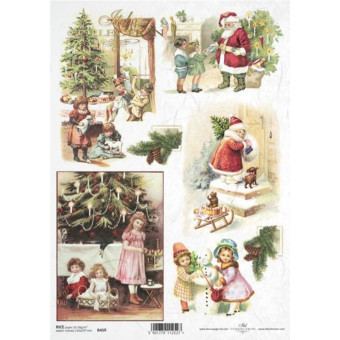 ITD COLLECTION DECOUPAGE RICE PAPER A4 - R0456