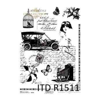 ITD COLLECTION ДЕКУПАЖНА ОРИЗОВА ХАРТИЯ А4 - R1511