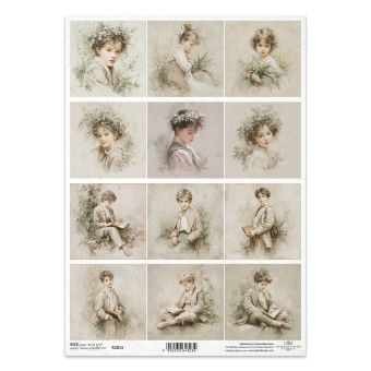 ITD COLLECTION ДЕКУПАЖНА ОРИЗОВА ХАРТИЯ А4 - R2814