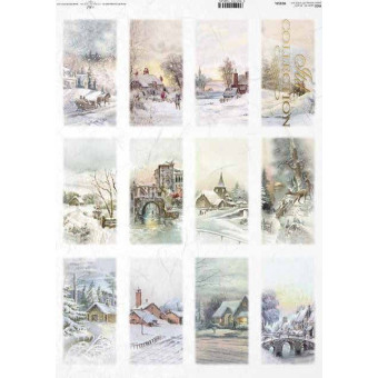 ITD COLLECTION DECOUPAGE RICE PAPER A3 - R0354L