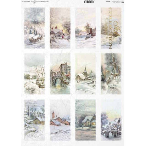ITD COLLECTION DECOUPAGE RICE PAPER A3 - R0354L