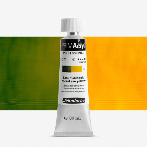 SCHMINCKE АКРИЛНА БОЯ 60 МЛ PRIMACRYL NICKEL AZO YELLOW