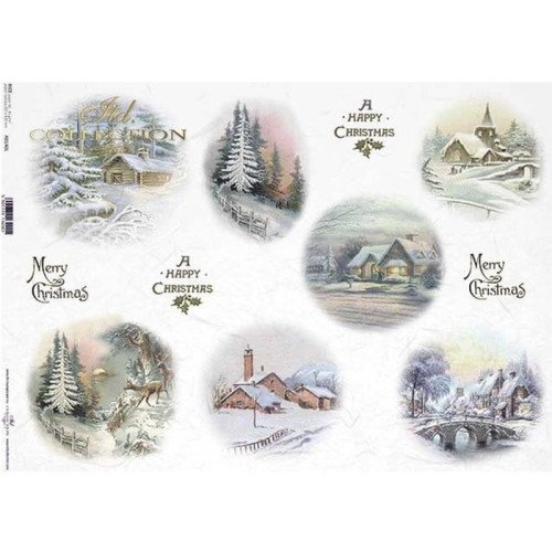 ITD COLLECTION DECOUPAGE RICE PAPER A3 - R0140L