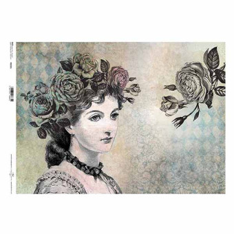 ITD COLLECTION DECOUPAGE RICE PAPER A3 - R0222L