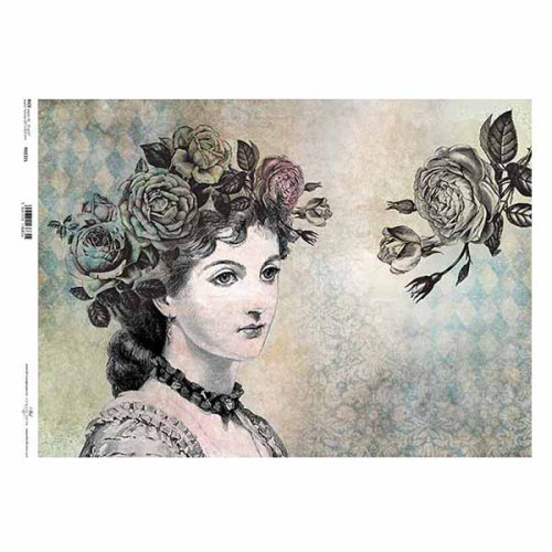 ITD COLLECTION DECOUPAGE RICE PAPER A3 - R0222L