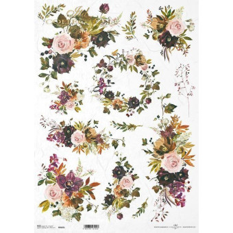 ITD COLLECTION DECOUPAGE RICE PAPER A3 - R0682L