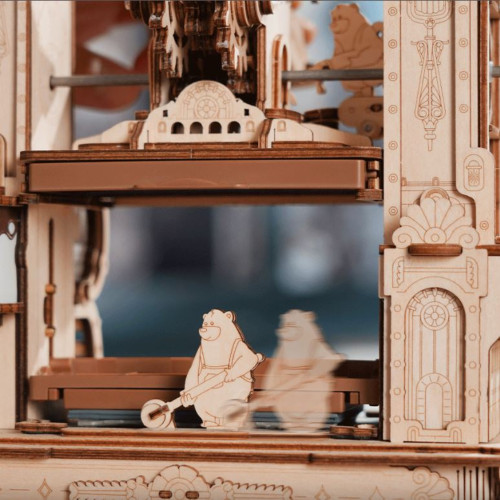 ROBOTIME 3D ДЪРВЕН ПЪЗЕЛ CLASSIC PRINTING PRESS LK602