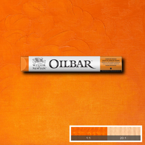 W&N OIL PAINT STICK 50 ML - CADMIUM ORANGE