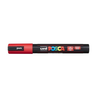 POSCA АКРИЛЕН МАРКЕР PC-5M, 1.8-2.5 MM - RED