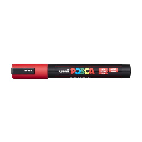 POSCA АКРИЛЕН МАРКЕР PC-5M, 1.8-2.5 MM - RED