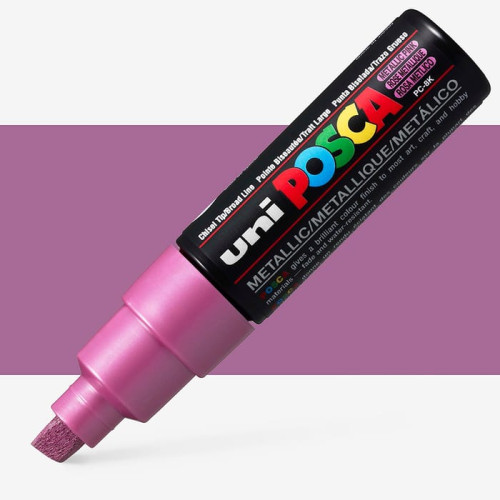 POSCA ACRYLIC MARKER PC-8K, 8 MM - METALLIC PINK
