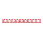 SIZZIX STRIP DIES FOR CUTTING - OVALS, INTERLOCKING