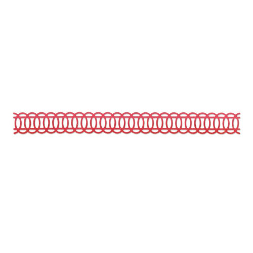 SIZZIX STRIP DIES FOR CUTTING - OVALS, INTERLOCKING