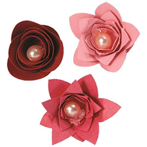 SIZZIX ЩАНЦИ ЗА ИЗРЯЗВАНЕ - FLOWERS, 3-D # 3