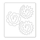SIZZIX DIE CUTTING - FLOWERS, 3-D # 3