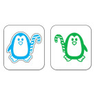 SIZZIX EMBOSSLITS ЩАНЦИ ЗА ИЗРЯЗВАНЕ - PENGUIN W/CANDY CANE