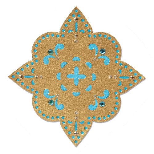 SIZZIX SIZZLITS ЩАНЦИ ЗА ИЗРЯЗВАНЕ - FLOWER, MOROCCAN STAR