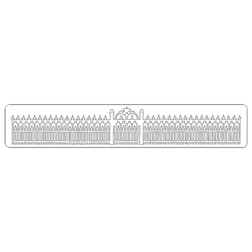 SIZZIX STRIP DIES FOR CUTTING - IRONWORK GATE