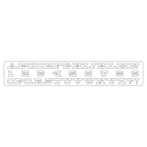 SIZZIX STRIP ЩАНЦИ ЗА ИЗРЯЗВАНЕ - BOARDWALK