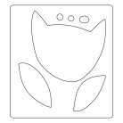SIZZIX BIGZ DIE CUTTING DIES - FOX FACE