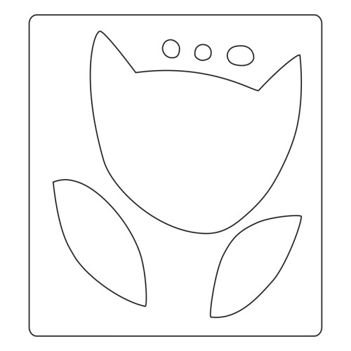 SIZZIX BIGZ DIE CUTTING DIES - FOX FACE
