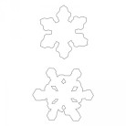 SIZZIX BIGZ ЩАНЦИ ЗА ИЗРЯЗВАНЕ - SNOWFLAKE DUO