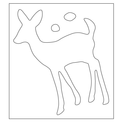 SIZZIX BIGZ DIE CUTTING - LITTLE DEER