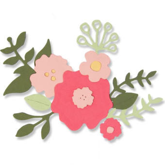 SIZZIX THINLITS ЩАНЦИ ЗА ИЗРЯЗВАНЕ - PRETTY POSEY