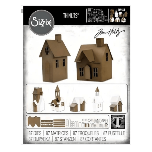 SIZZIX THINLITS ЩАНЦИ ЗА ИЗРЯЗВАНЕ - VILLAGE COLLECTION