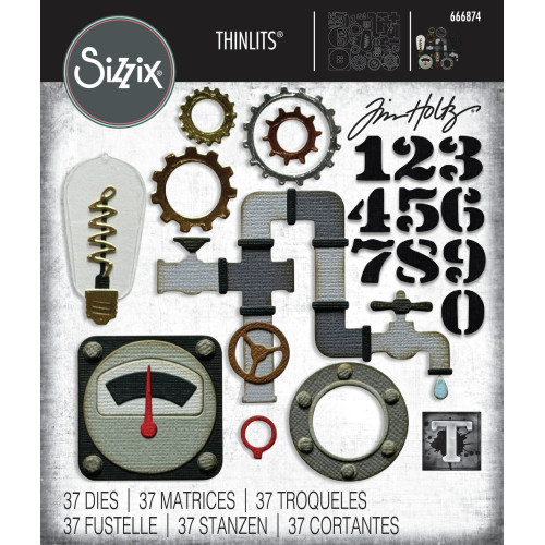 SIZZIX THINLITS ЩАНЦИ ЗА ИЗРЯЗВАНЕ - VAULT INDUSTRIAL