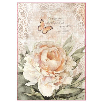 STAMPERIA DECOUPAGE RICE PAPER A4 - DFSA4278