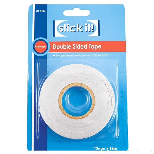 STICK IT DOUBLE-SIDED TAPE 12MM X 18M - STI 7100