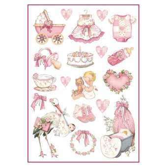 STAMPERIA DECOUPAGE RICE PAPER A4 - DFSA4290