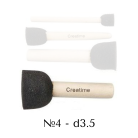 CREATIV ROUND BRUSH TAMPOON # 4 - D: 3.5 CM