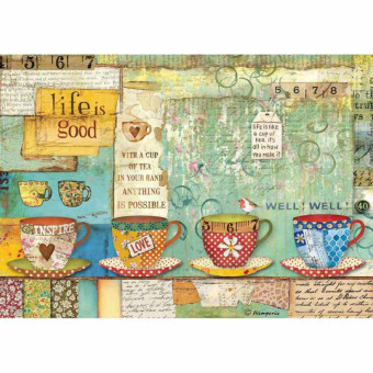 STAMPERIA DECOUPAGE RICE PAPER A4 - DFSA4330