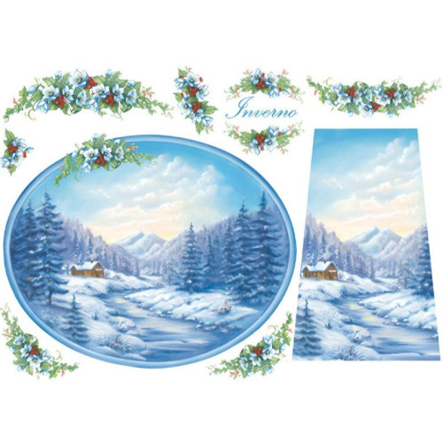 STAMPERIA DECOUPAGE RICE PAPER 48/33 - DFS069