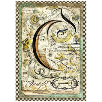 STAMPERIA DECOUPAGE RICE PAPER A4 - DFSA4260
