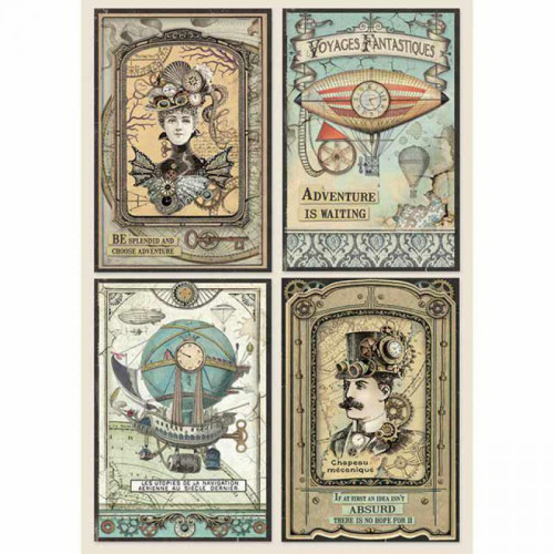 STAMPERIA DECOUPAGE RICE PAPER A4 - DFSA4368